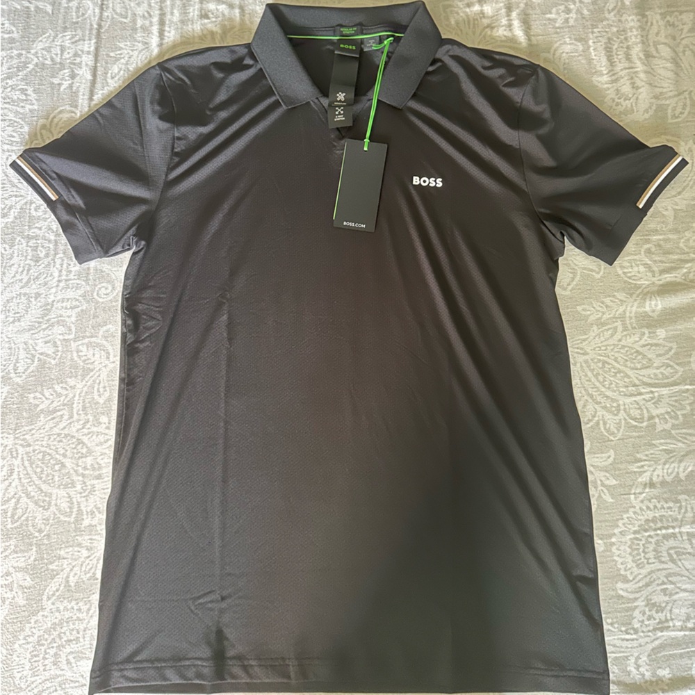 Boss Charcoal Polo Shirt